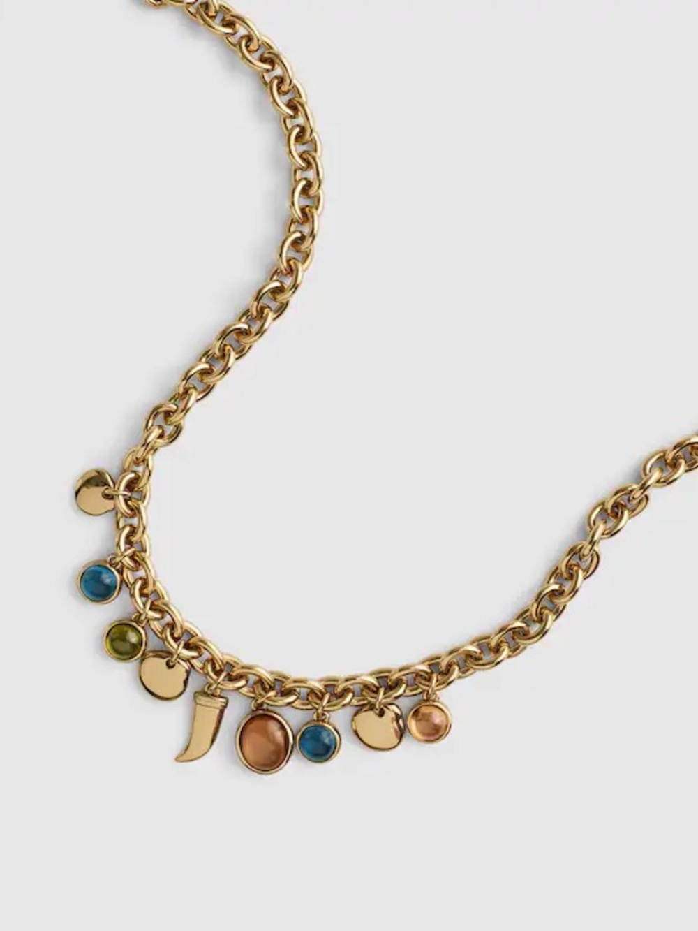 NWT Madewell Chunky Oval Chain Charm Necklace